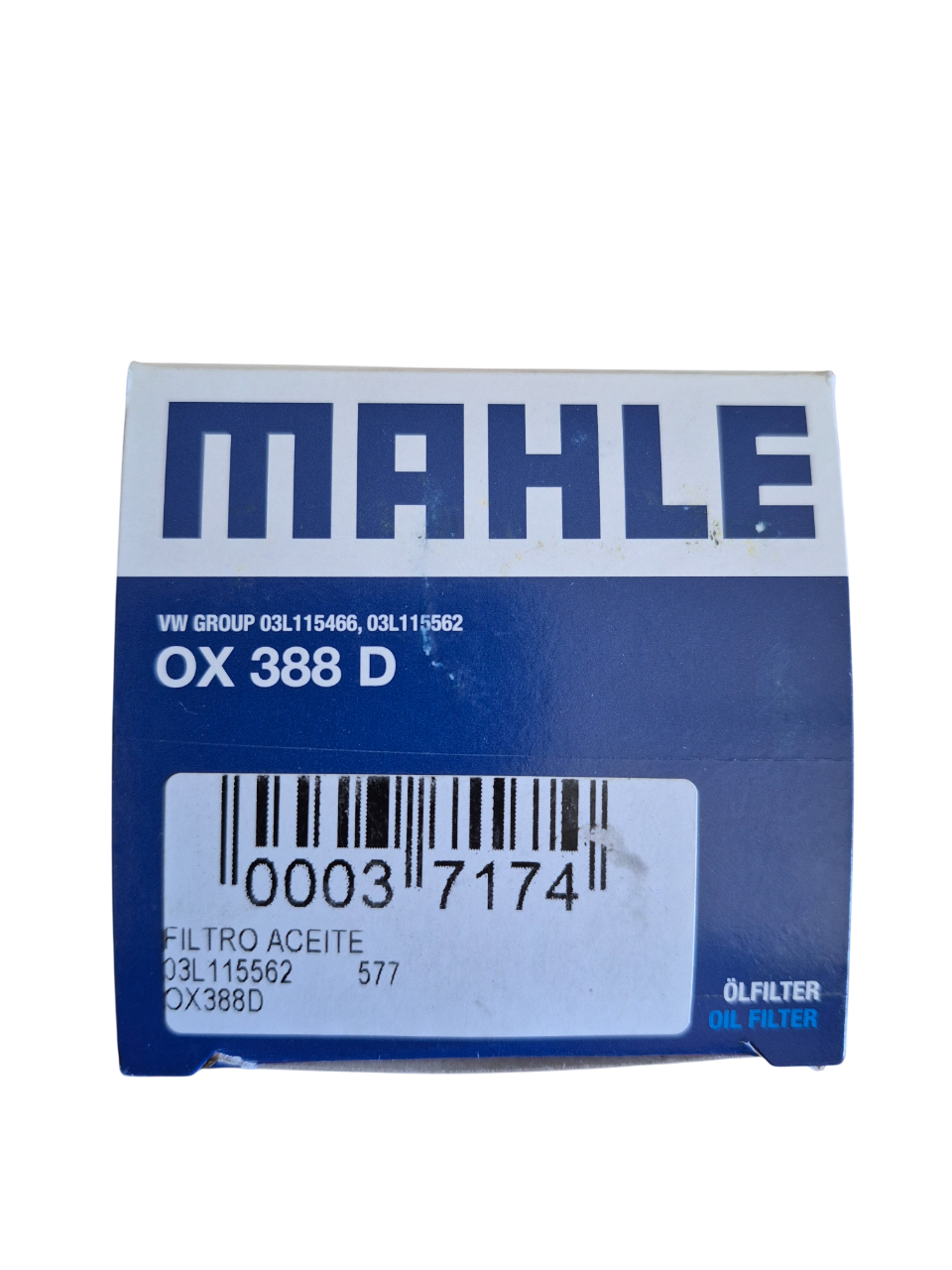 Filtro Aceite Vw Amarok AMAROK 2.0L 03L115562