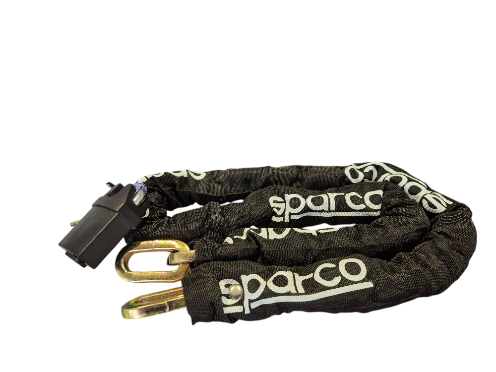 Candado de seguridad rueda repuestos Sparco.