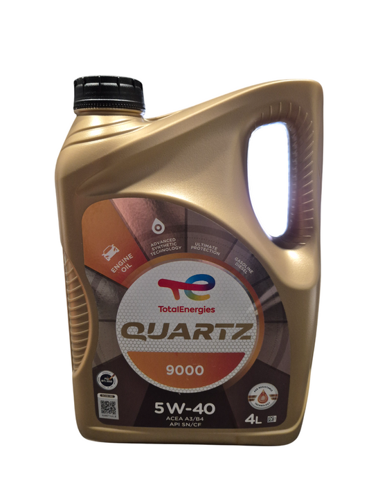 Aceite motor 5w40 Sintetico Total Quartz 5w-40 4lts