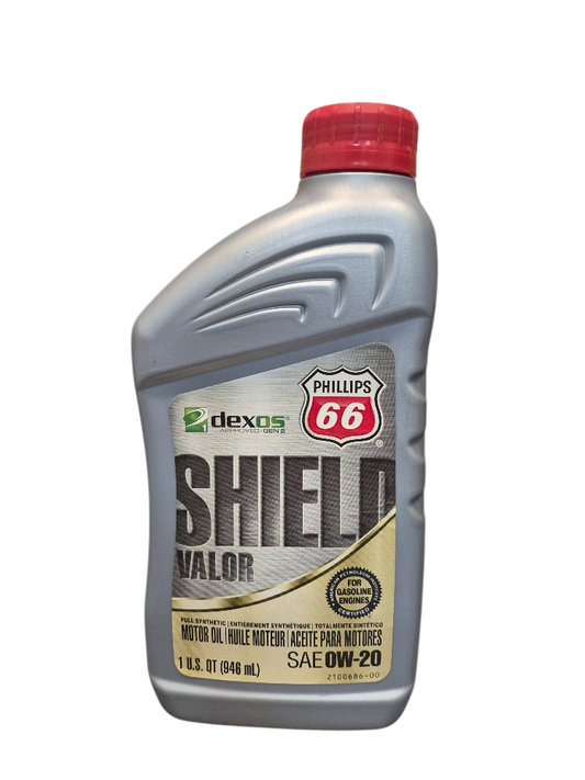 Aceite motor 0w-20 Sintético SHIELD Lubricantes Phillips 66 1lts