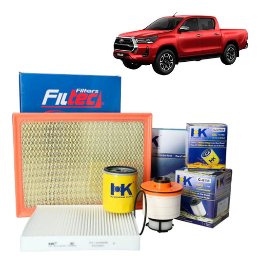 Kit Filtros Toyota Hilux 2.4 año 2016-2025